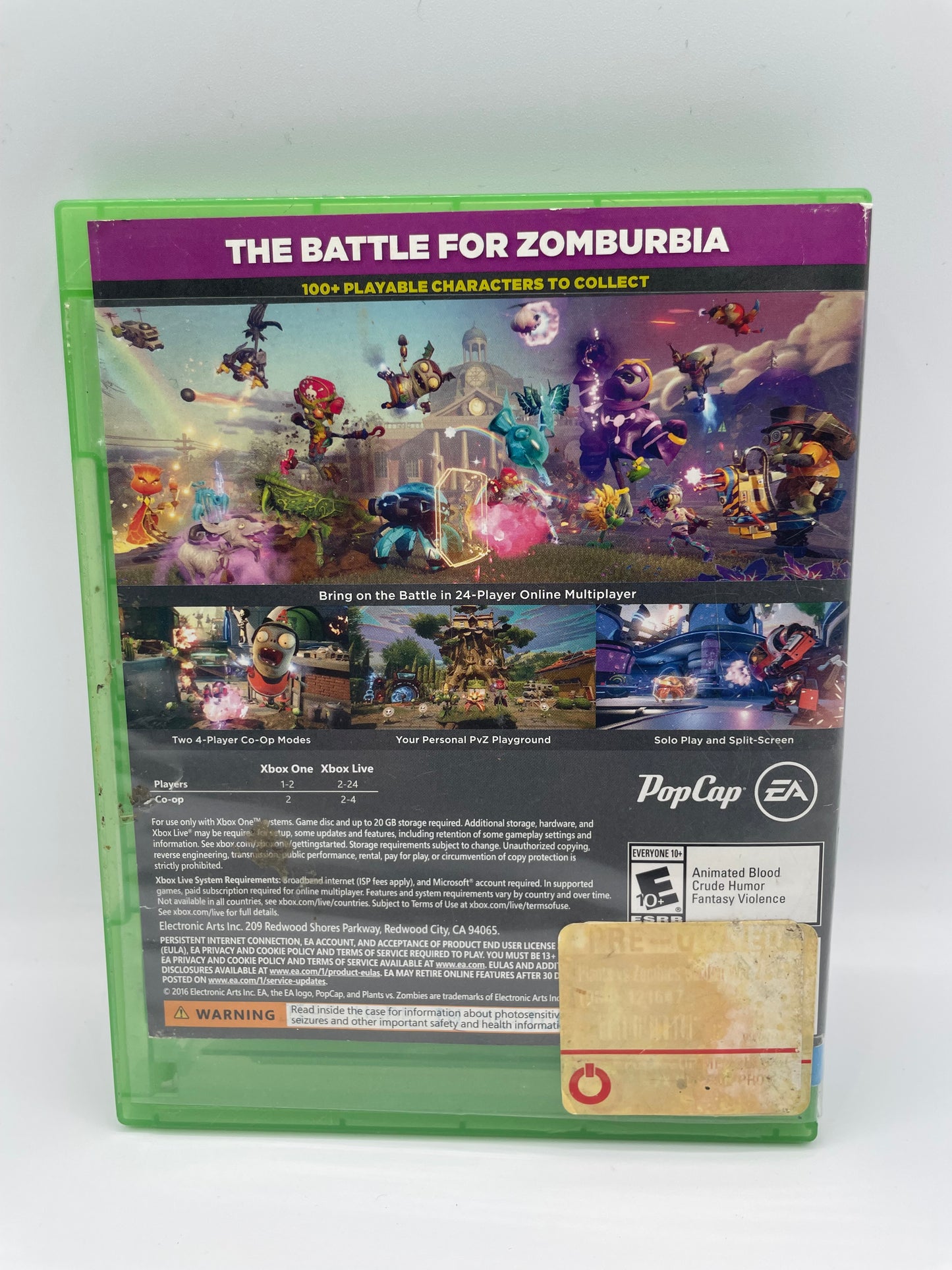 Xbox One Plants vs. Zombies: Garden Warfare 2 (Used, With Box)