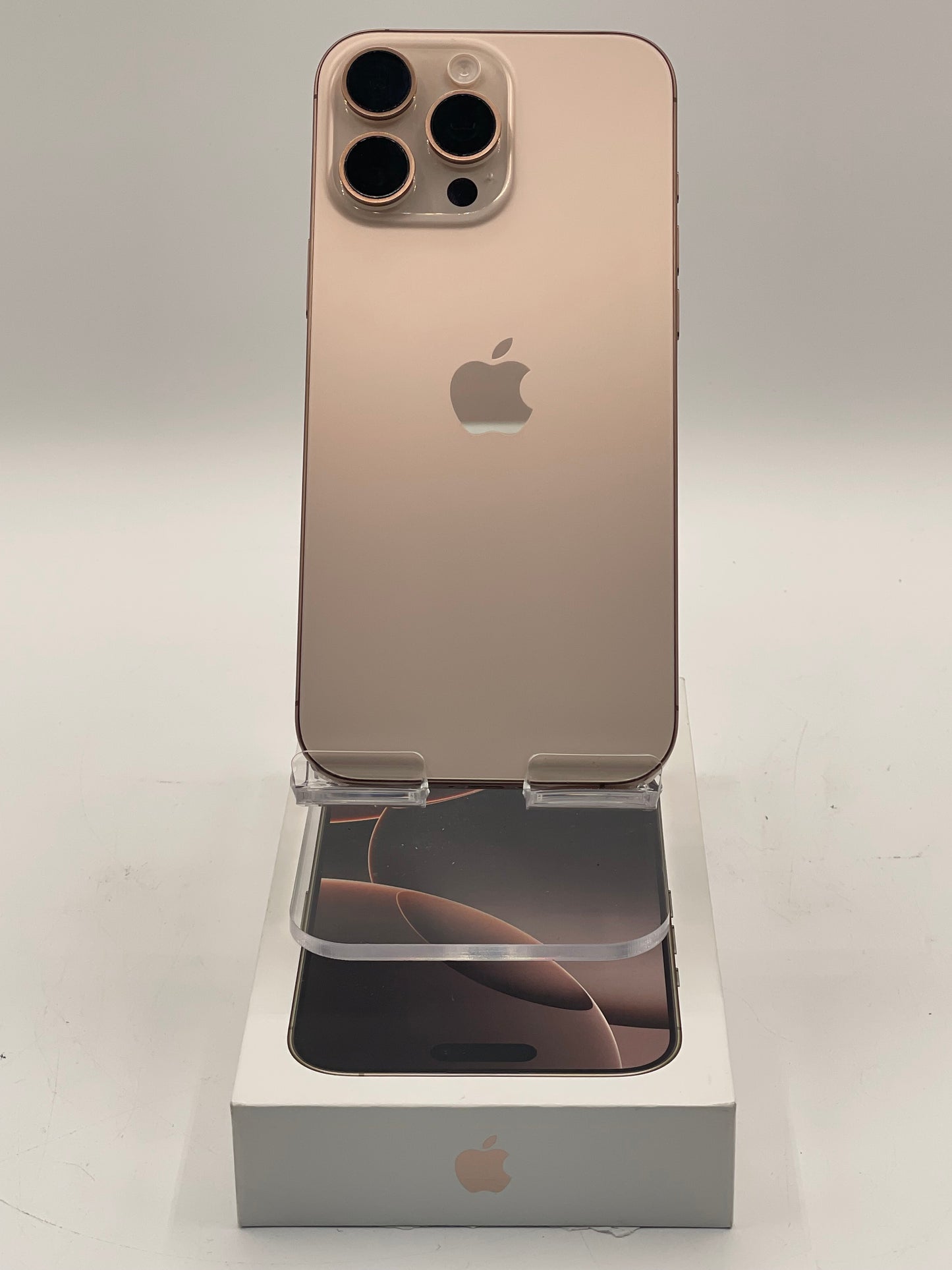 Unlocked Apple iPhone 16 Pro Max 256GB Dessert Titanium Clean IMEI 100% Battery with Original Box