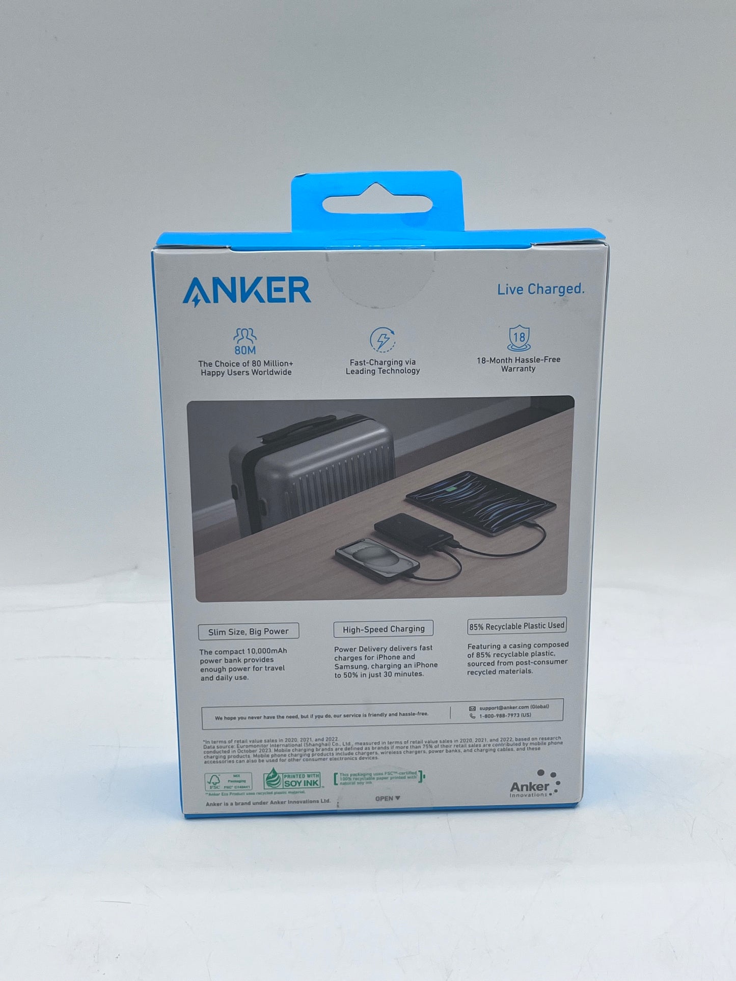 ANKER Pocket-Sized Power Boost Black
