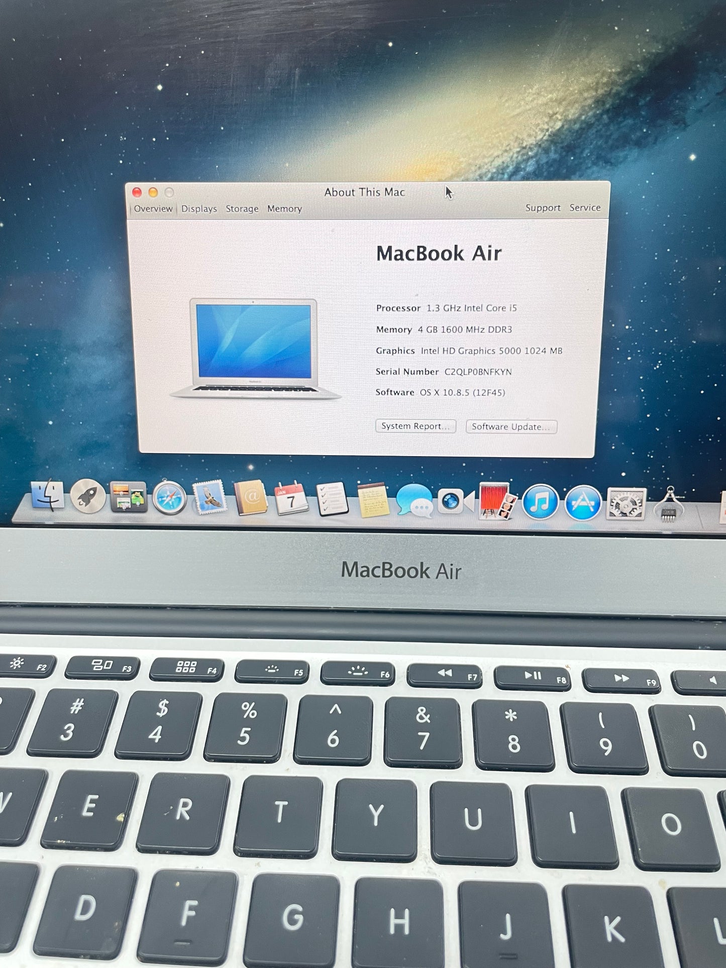 Apple MacBook Air 11" A1465 2014 4GB 128GB Core i5 Silver