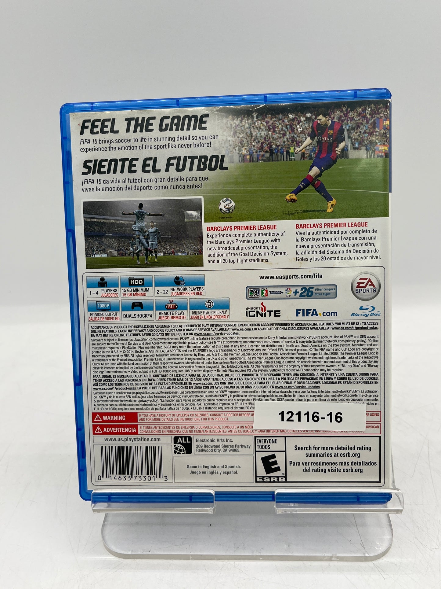 FIFA 15 (Sony PlayStation 4, PS4, 2014)
