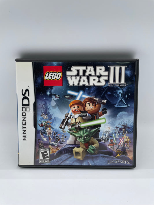 Star Wars III: The Clone Wars Nintendo 3DS Game Tested, Box & Manual Included