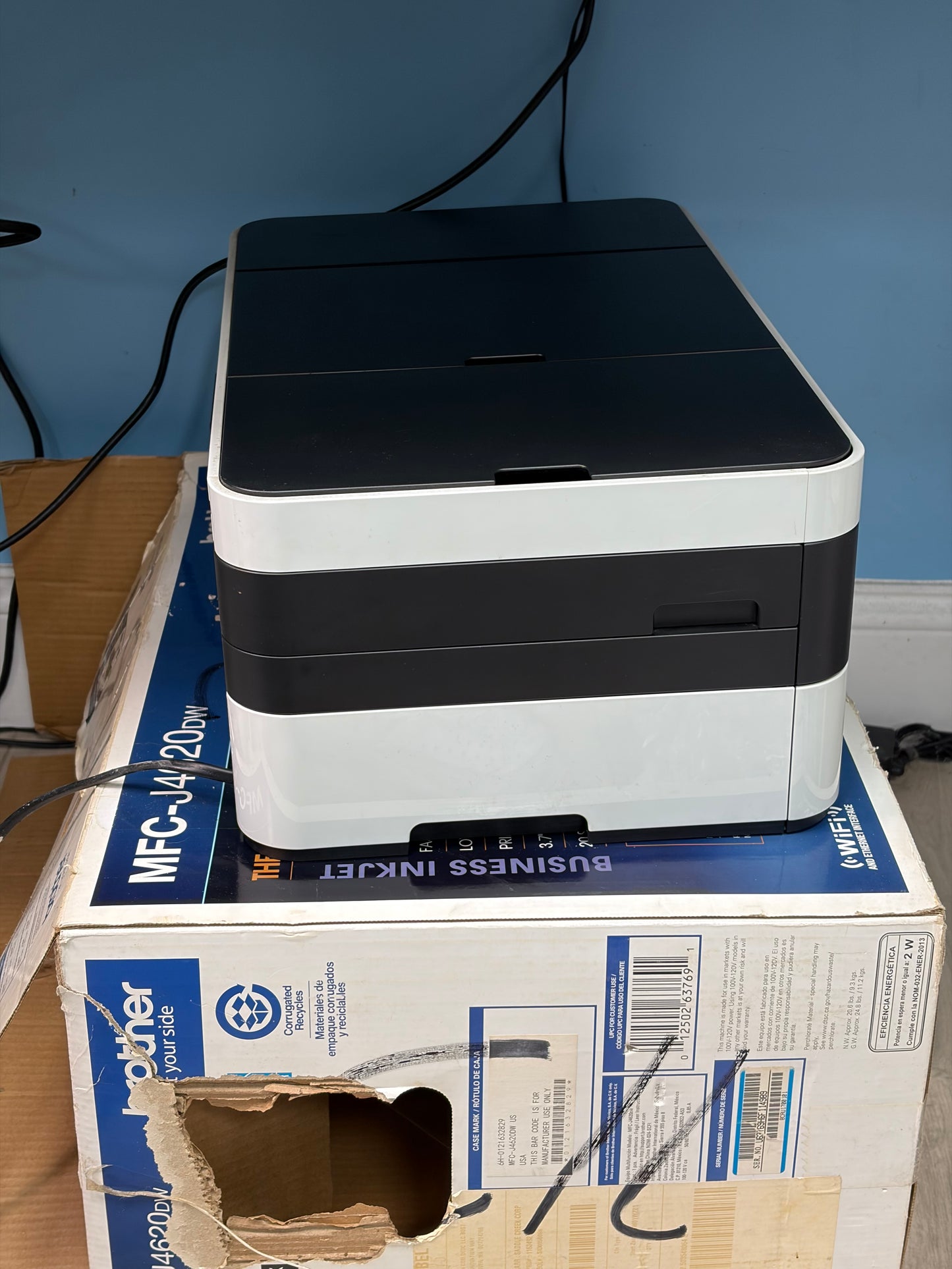 Brother MFC-J4620DW All-In-One Multi-Function Wireless Inkjet Printer
