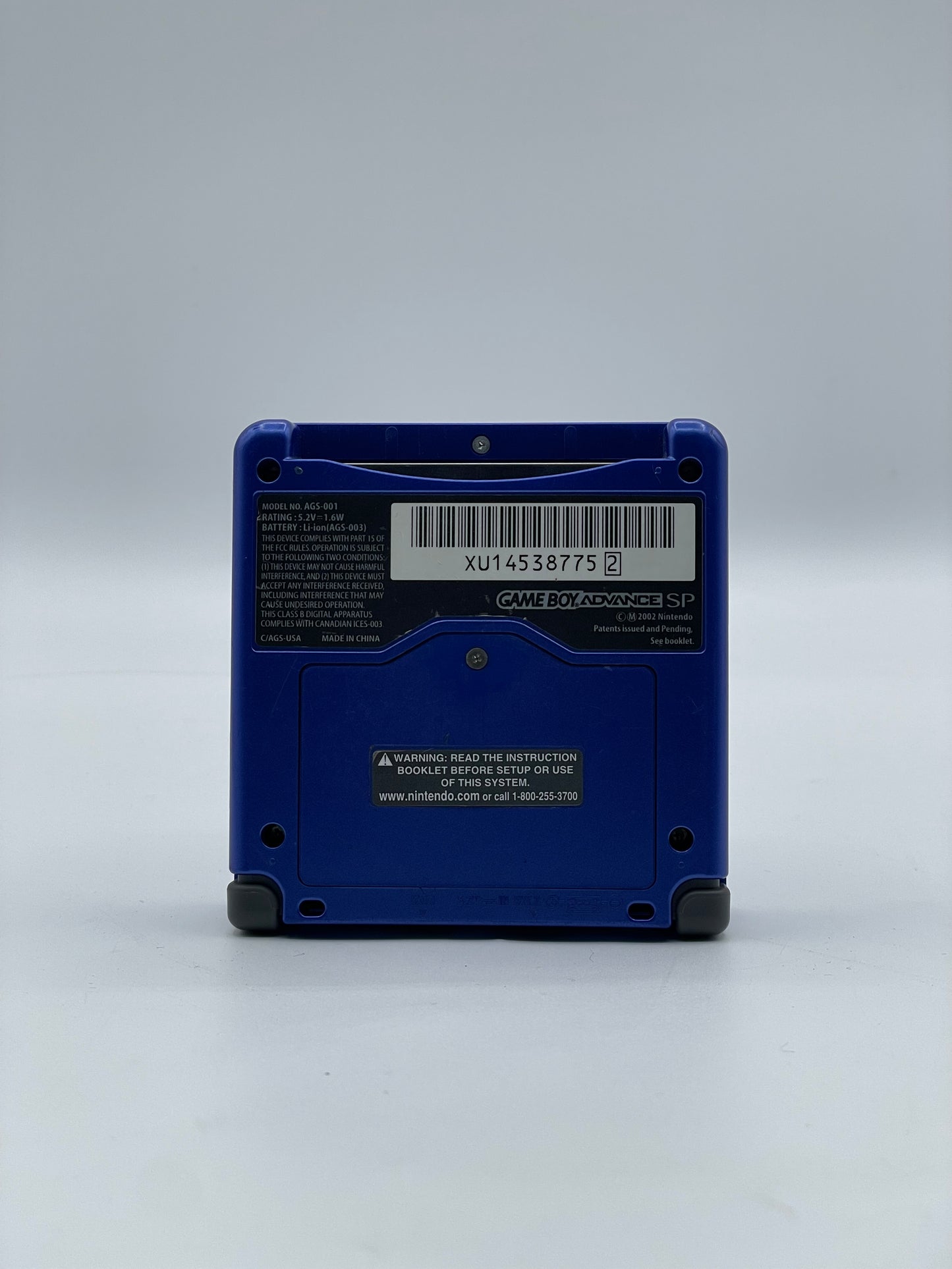 Nintendo Game Boy Advance SP AGS-001 2003 Blue Used