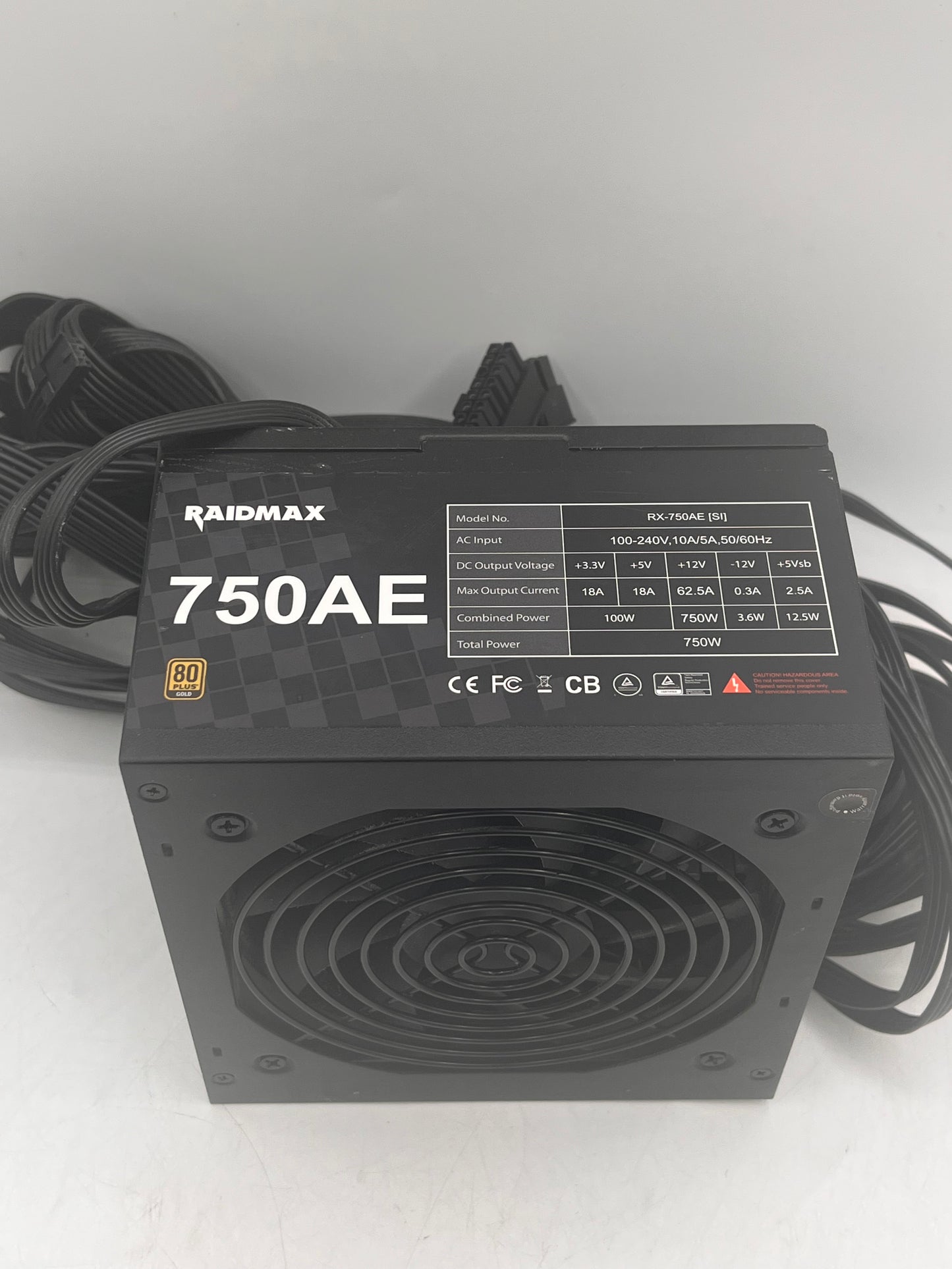 RAIDMAX Cobra 750W Gold ATX 3.1 Power Supply RX-750AE-D