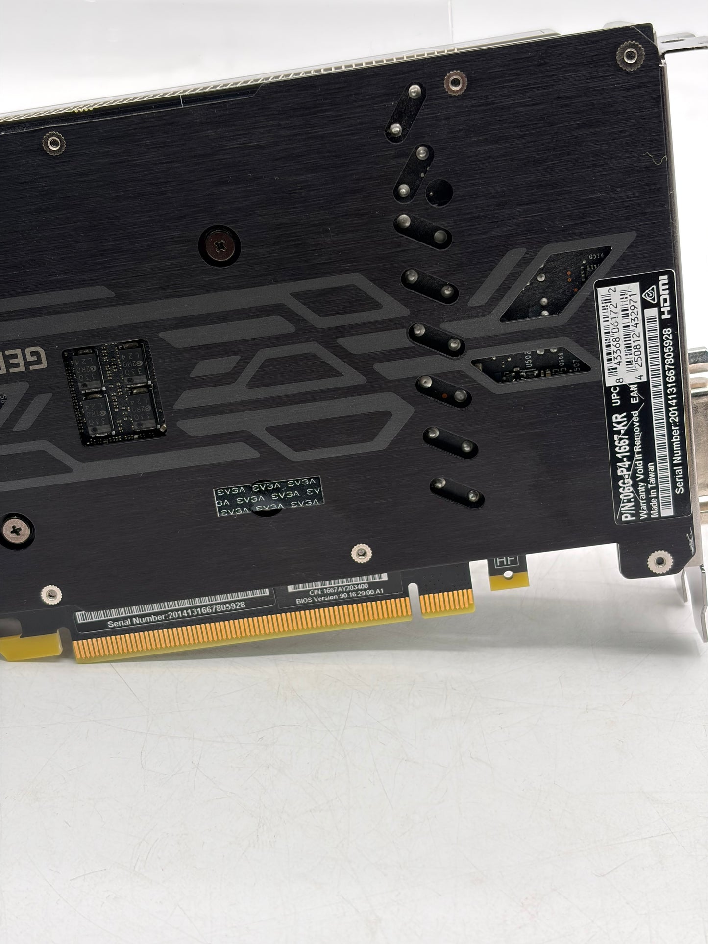 EVGA 06G-P4-1667-KR GeForce GTX 1660 Ti 6 GB GDDR5 Graphic Card Tested & Working
