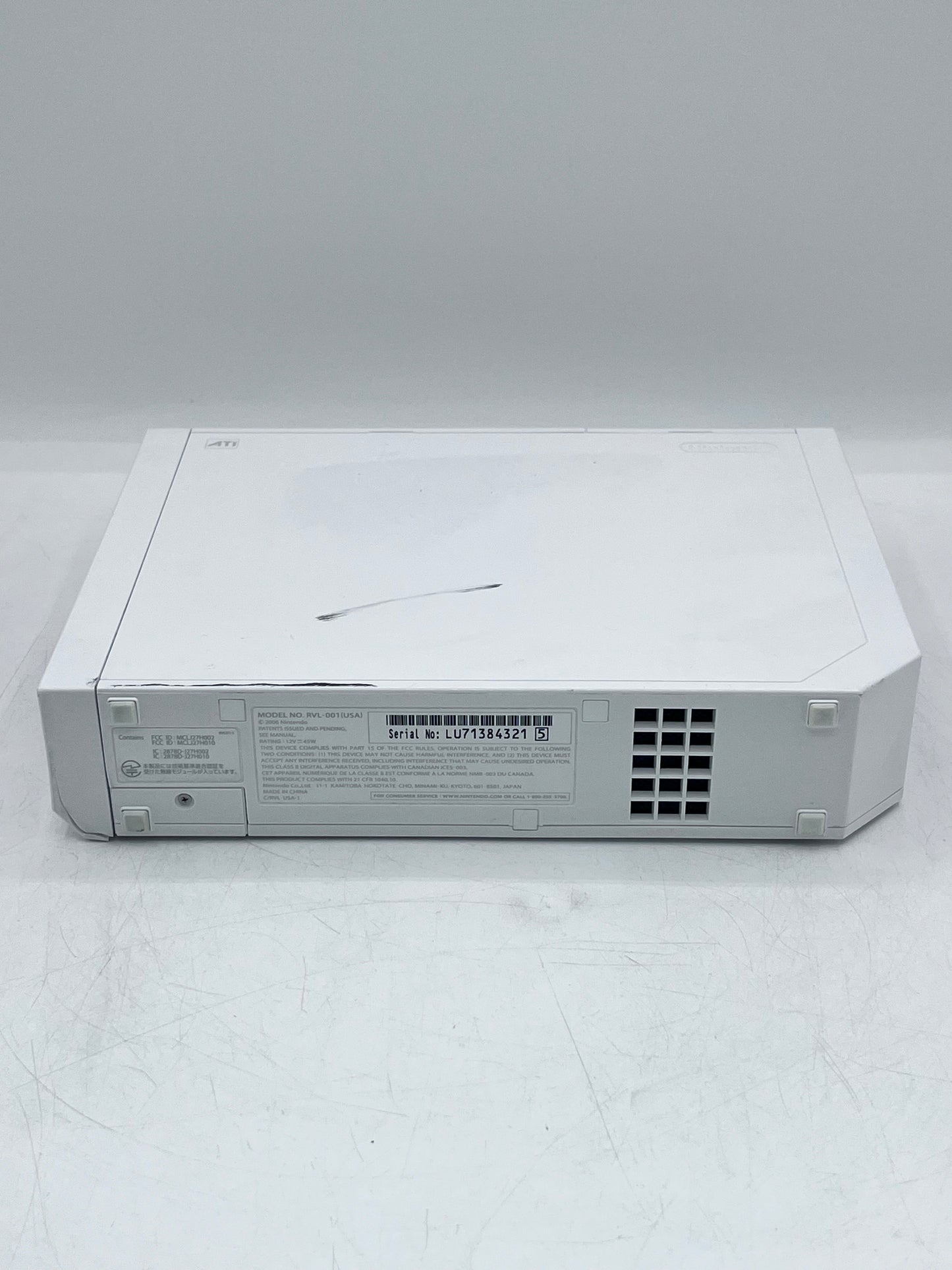 Nintendo Wii Game System (RVL-001) - 512 MB - White