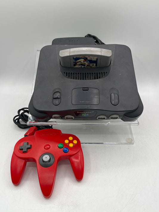 Nintendo 64 N64 Video Game Console NUS-001 Gray Tested with Power Adapter