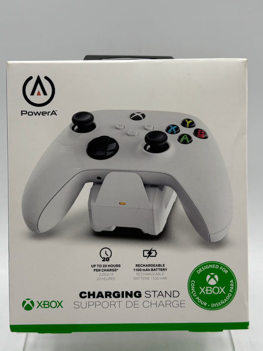 PowerA Dual Charging Station for Xbox Series X|S & Xbox One Wireless Controllers, White; NEW (FREE SHIPPING)