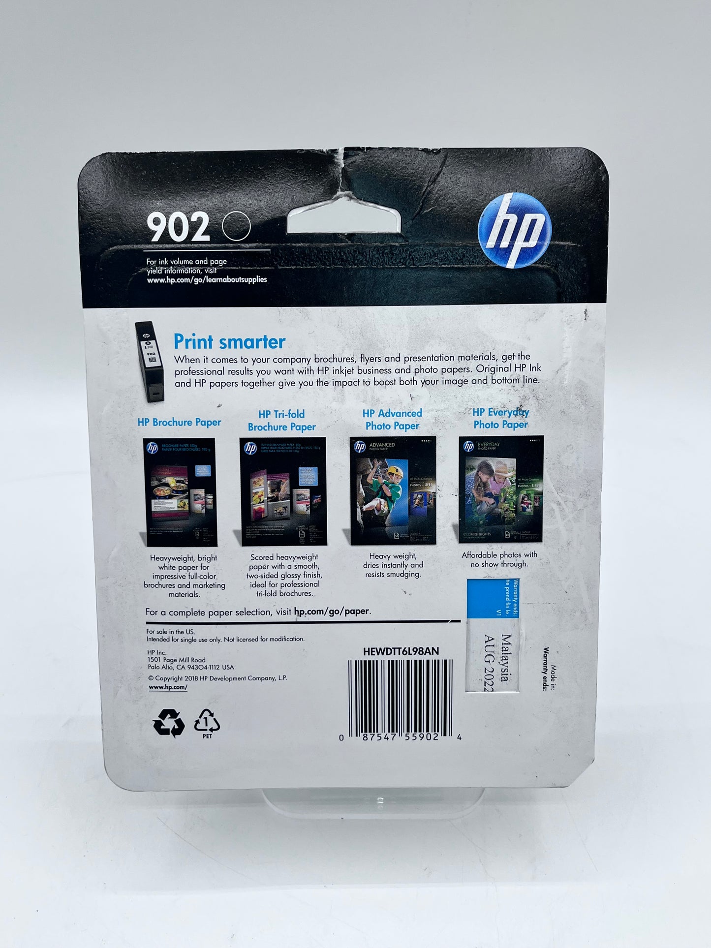 HP 902 Printer Ink Cartridge - Black