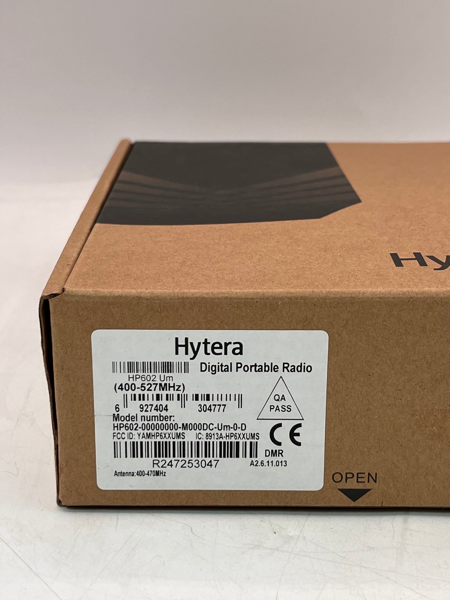 HP602 Two-Way Radio, 4W, 1024C, Analog/DMR, IP67, MD, UHF(400-527MHz) - H08