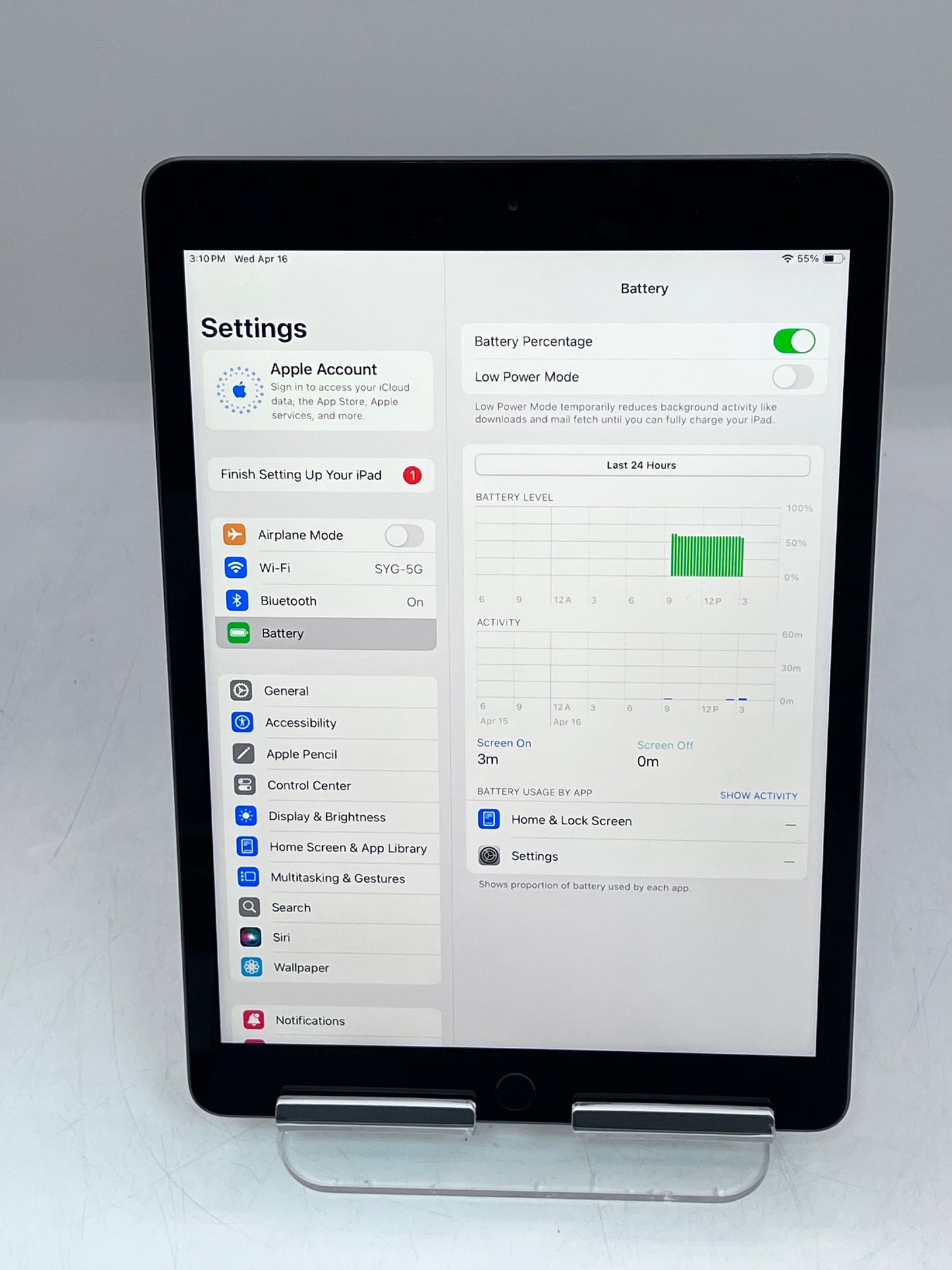 Apple iPad (8th Gen) A2270 32GB WiFi Tablet - Space Gray - Used