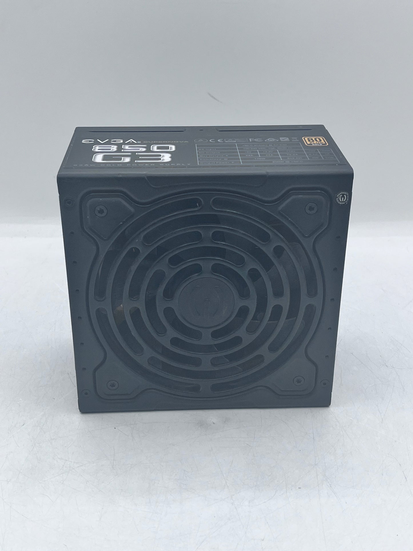 EVGA SuperNOVA 850 G3 80 Plus Gold 850W Modular Power Supply Unit - Black