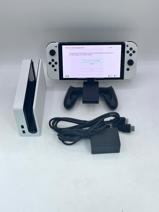 Nintendo Switch OLED Model HEG-001 Handheld Console - 64GB - White