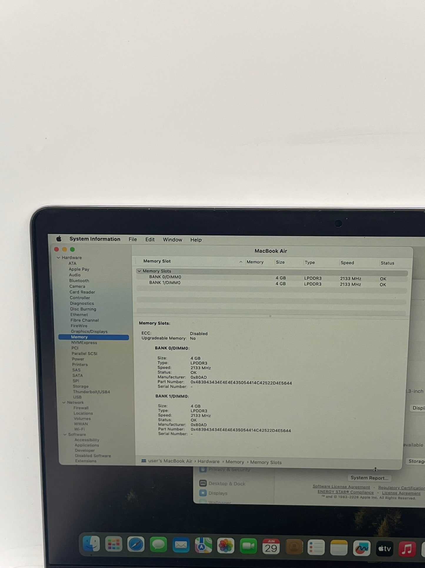 Apple MacBook Air 13" A1932 2019 Core i5 8GB 256GB Space Gray
