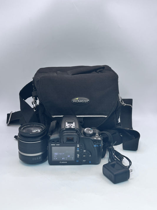 Canon EOS Rebel XS Digital Camera w/ EF-S 18-55mm f/3.5-5.6 zoom lens - Black