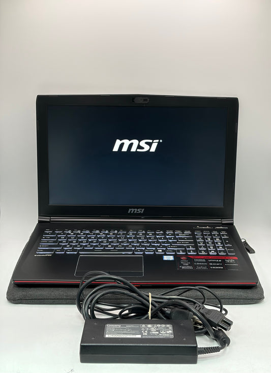 MSI MS-16J5 15.6" Laptop Core i7-6700HQ 8GB RAM 1TB GTX 1080 Black NO OS