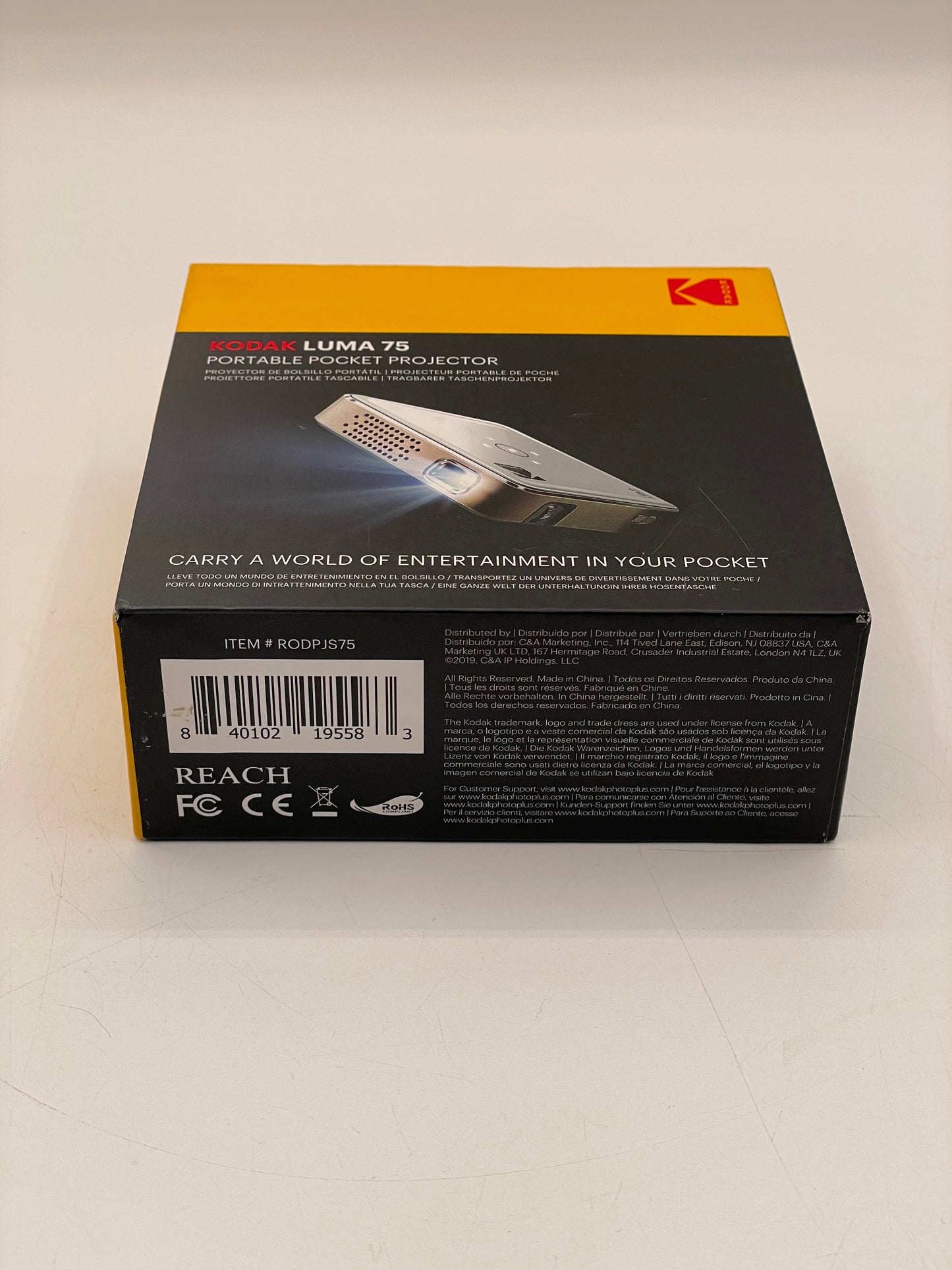 Kodak Luma 75 Portable Pocket Projector