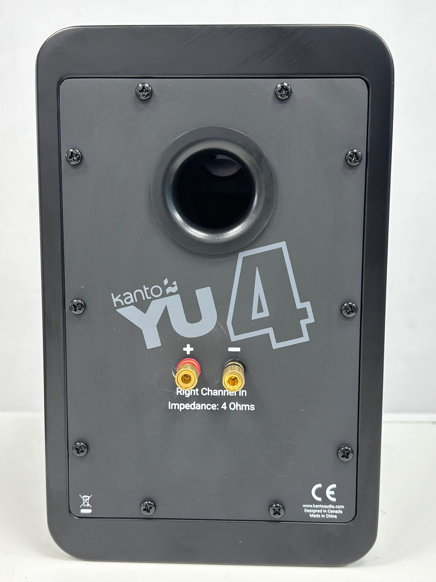 Kanto YU4 Powered Speakers With Bluetooth, Black