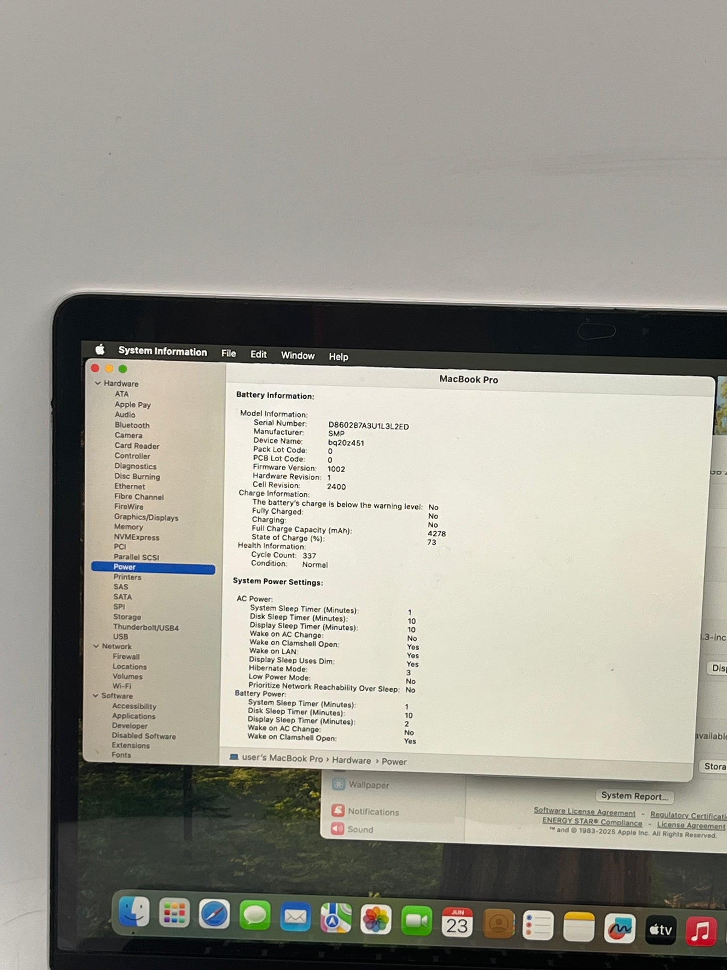 2020 Apple MacBook Pro 13" 8GB  512GB A2289 Laptop 512GB Silver Free Shipping