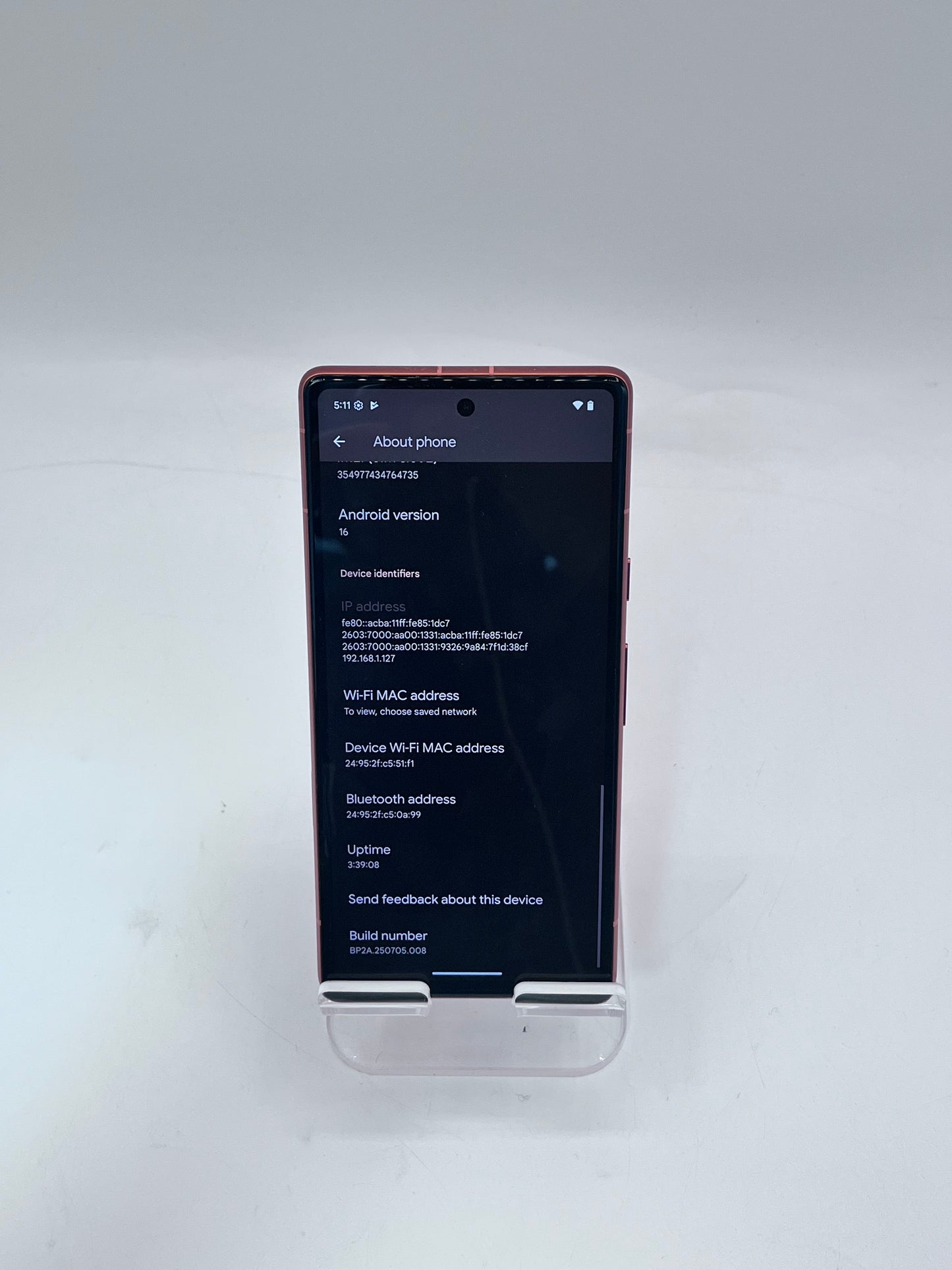 Unlocked Google Pixel 7a GWKK3 128GB Coral