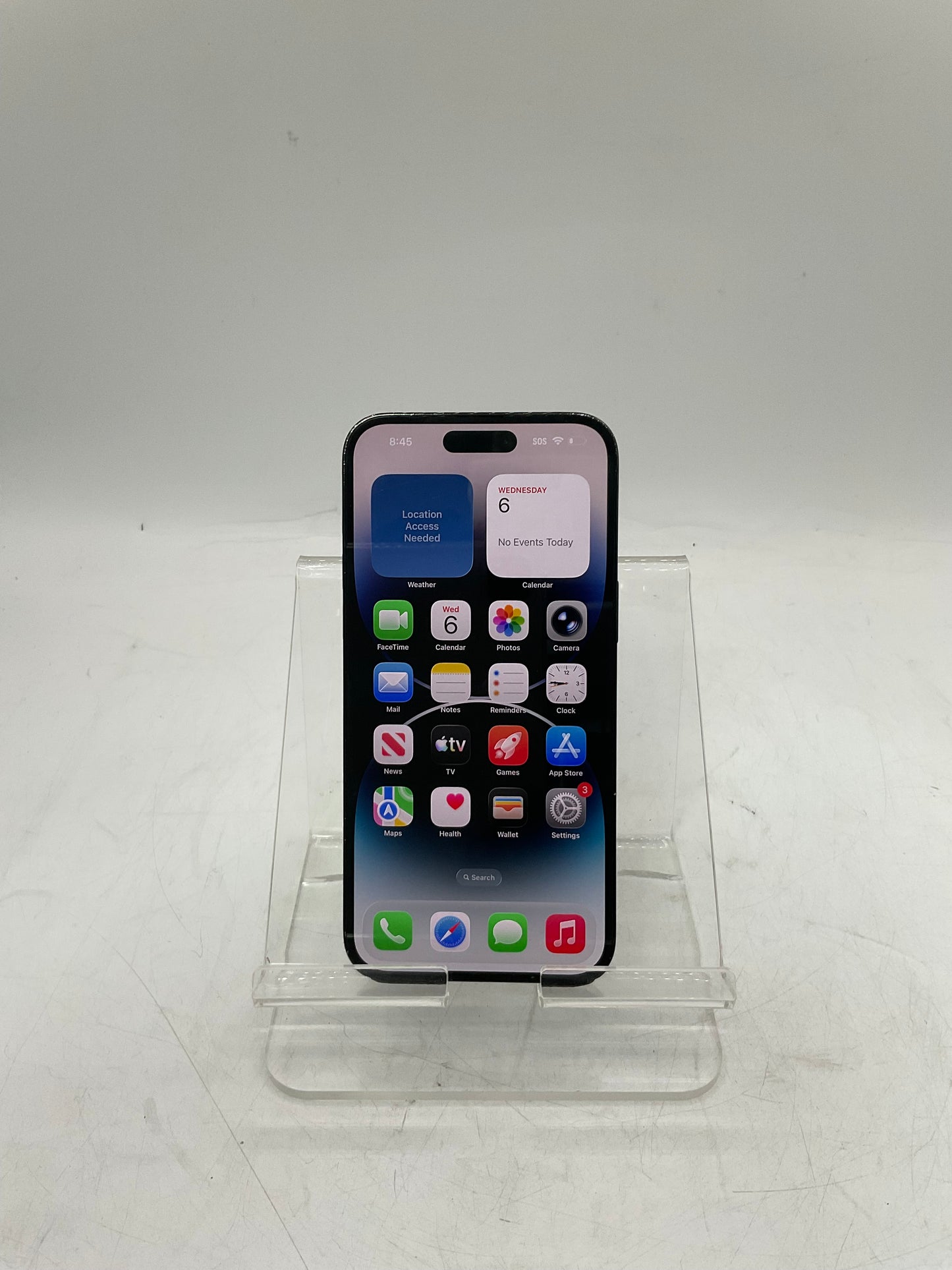 Unlocked Apple iPhone 14 Pro Max MQ8N3LL/A A2651 128GB Black