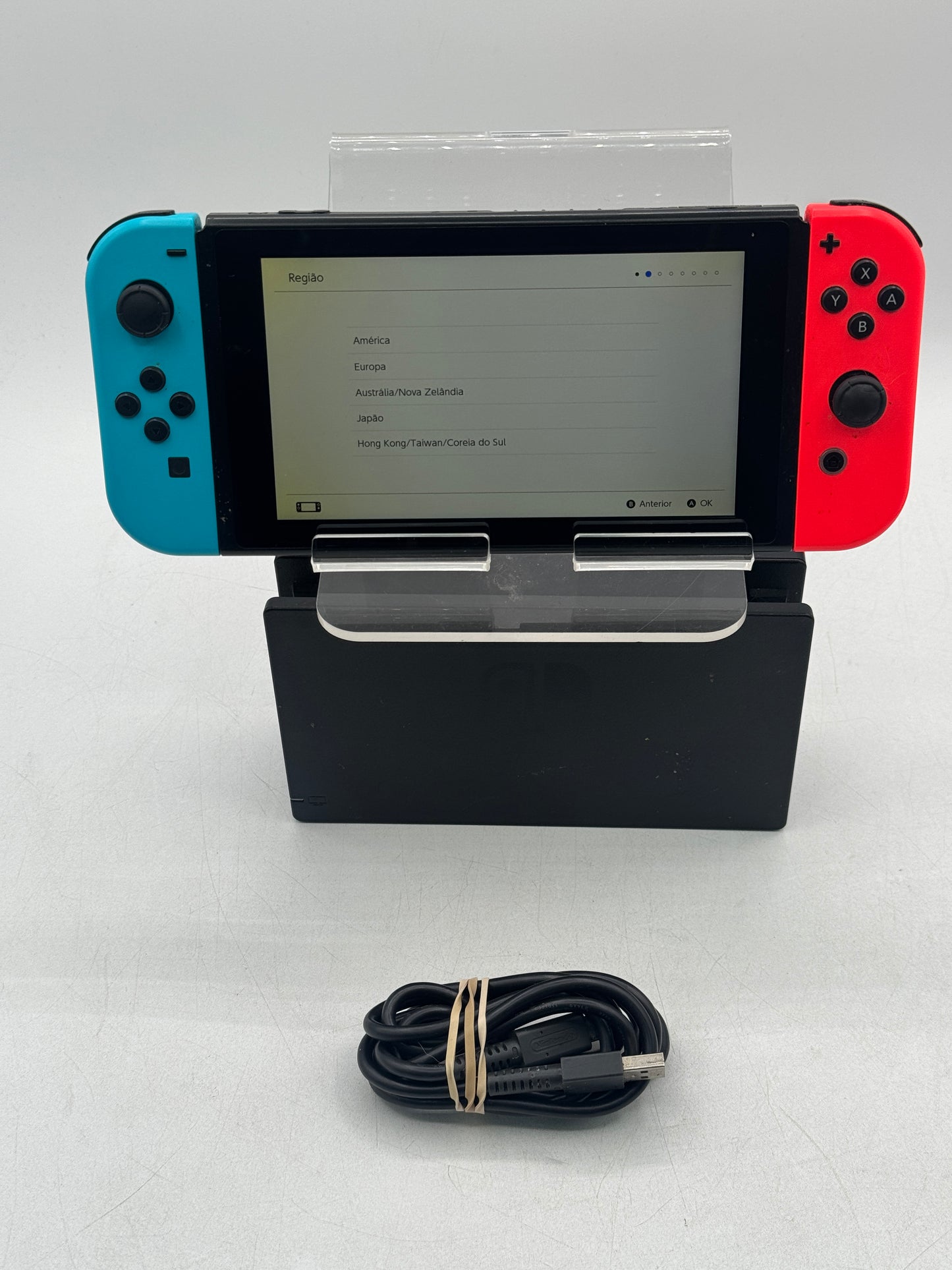Nintendo Switch HAC-001 32GB Console Tested w/ Accessories Free Shipping READ