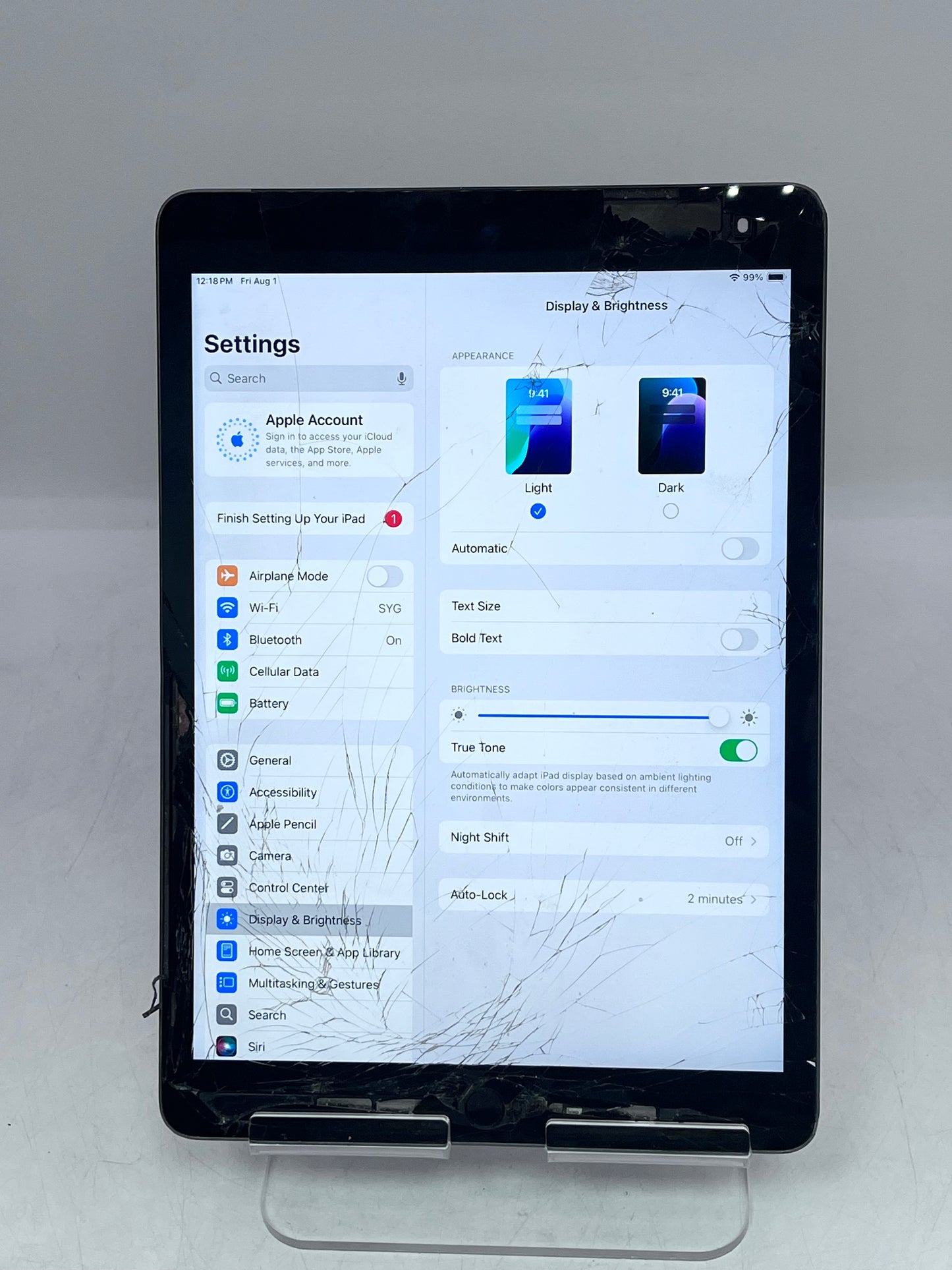 Apple iPad (9th Gen) 64GB A2603 MK663LL/A 2021  - Space Gray