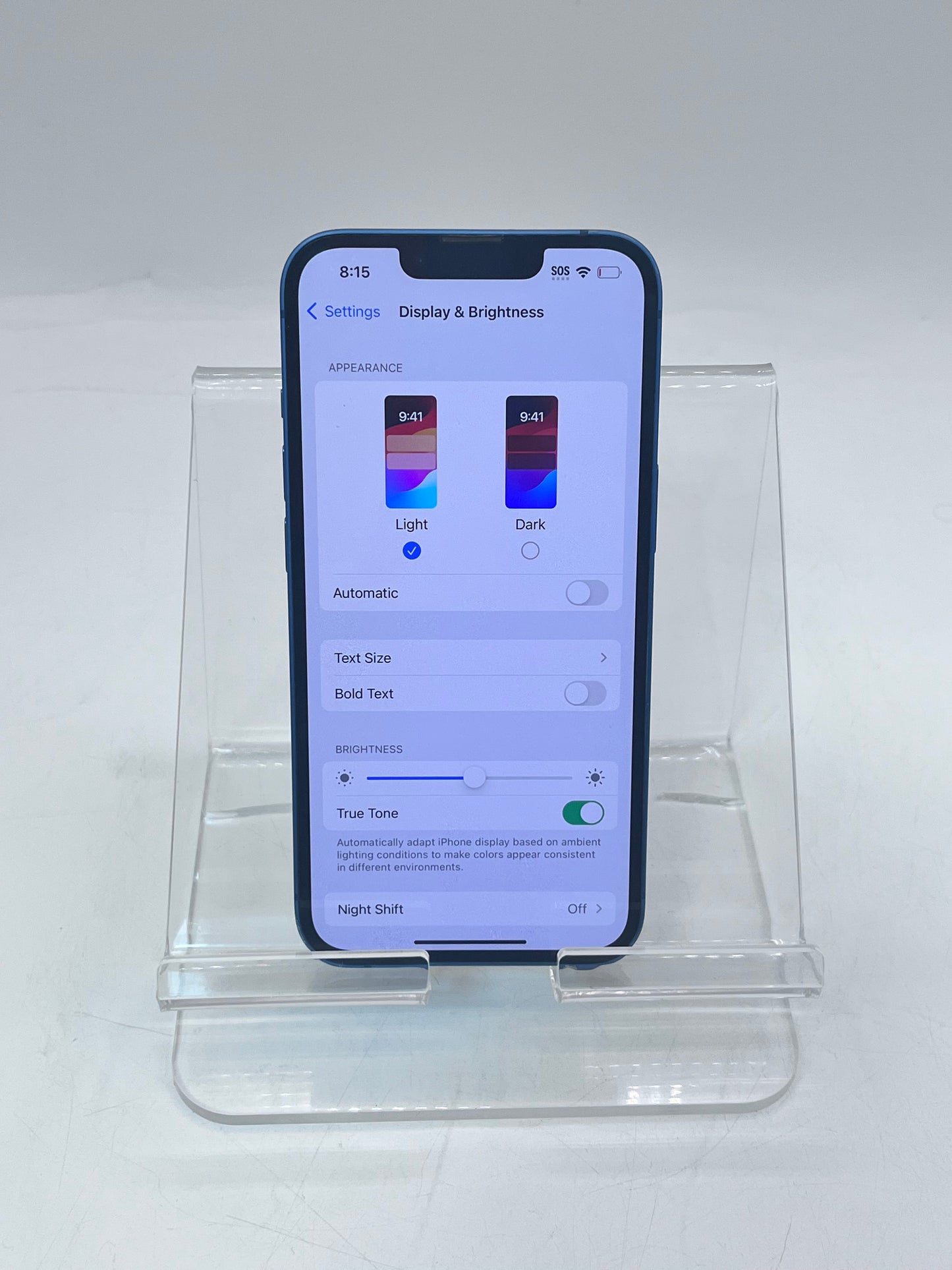Unlocked Apple iPhone 13 6.1" 128GB A2482 MLMT3LL/A Blue  74%BH
