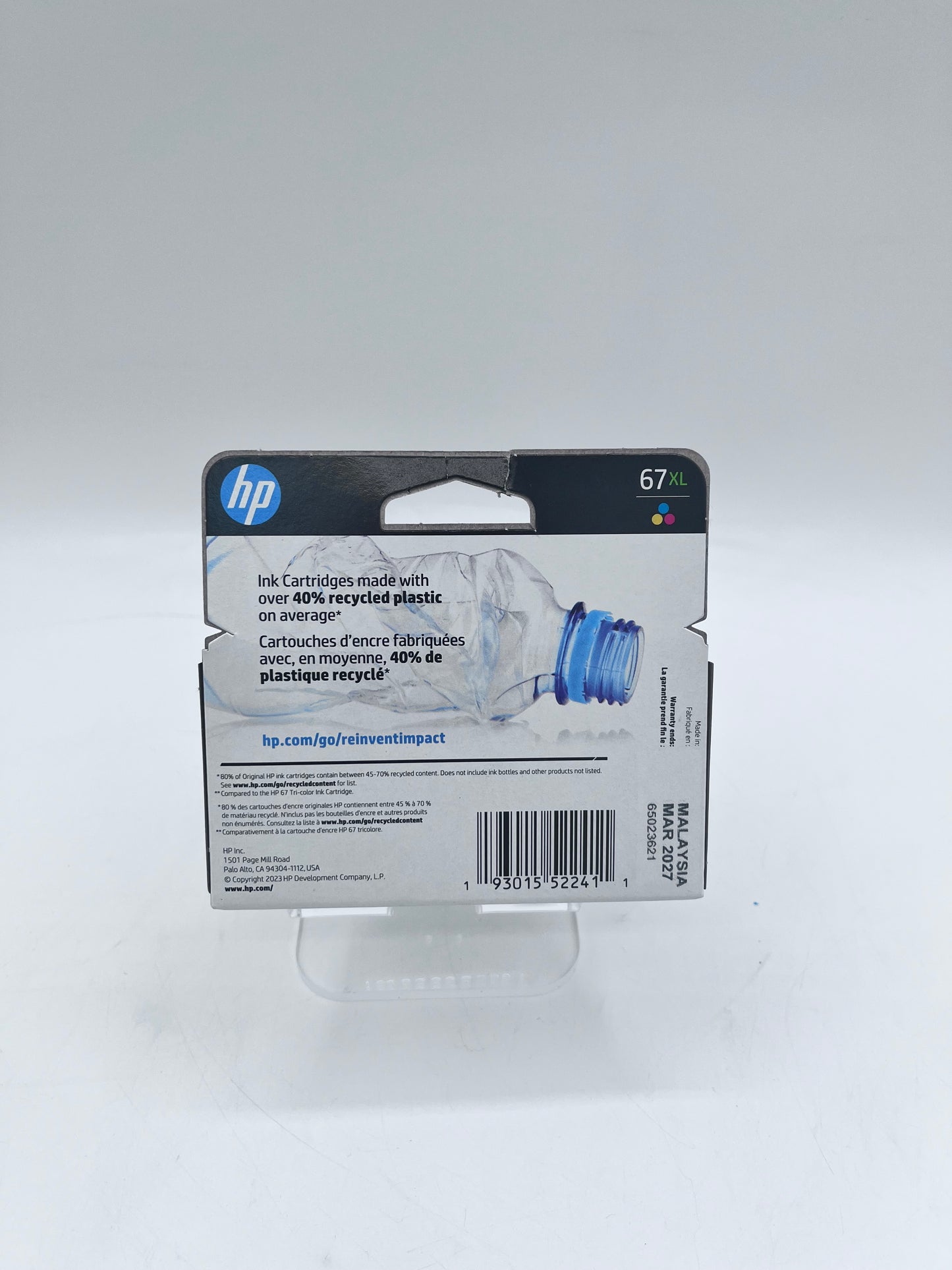 HP 67XL Ink Cartridge -  Multi-Colored