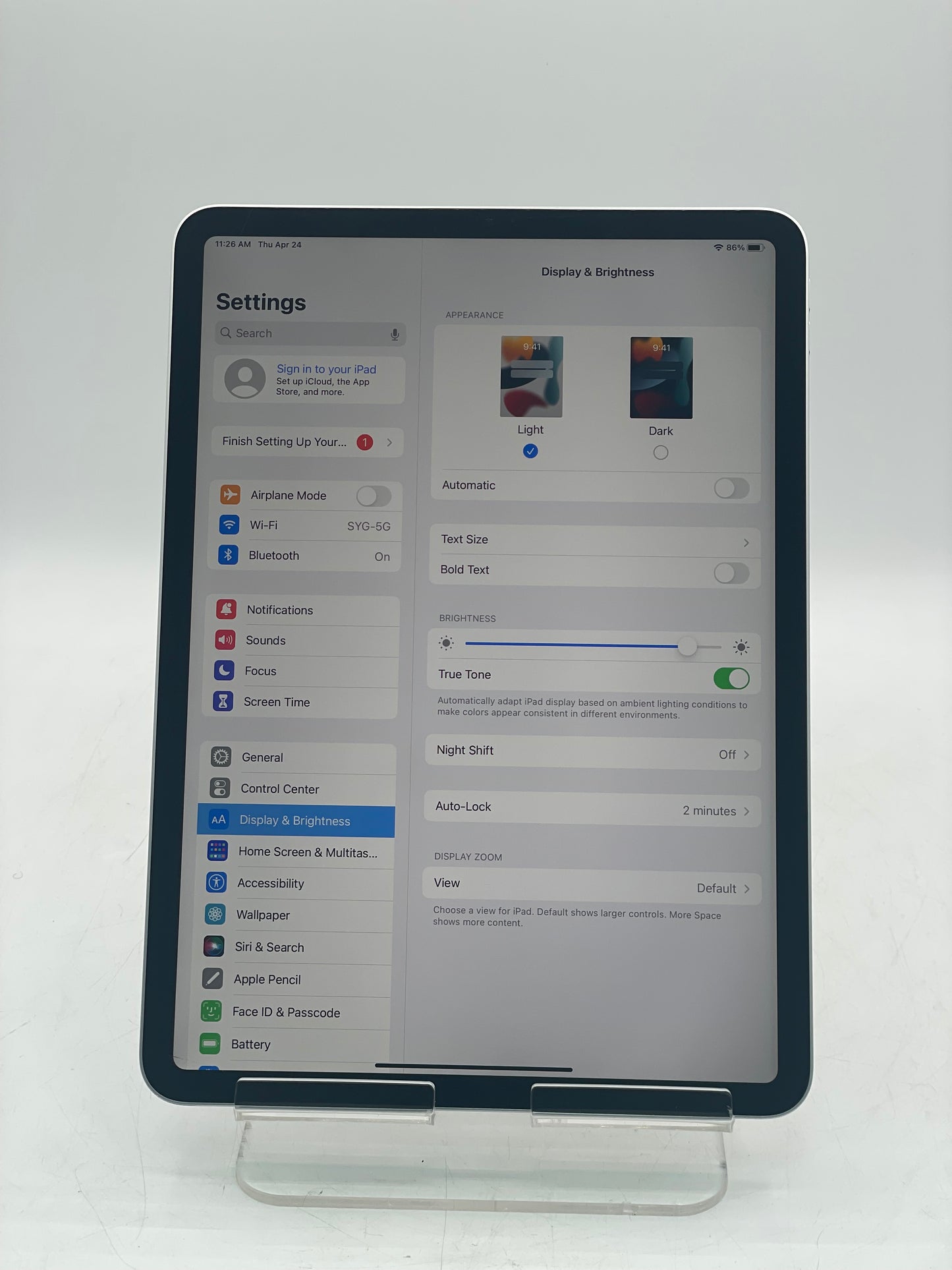Apple iPad Pro 11" 4th Gen A2759 MNXE3LL/A 128 GB Wi-Fi Only Silver READ