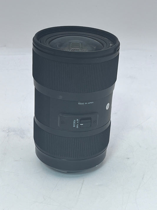 Sigma 18-35mm 1:1.8 DC Camera Lens Black Free Shipping