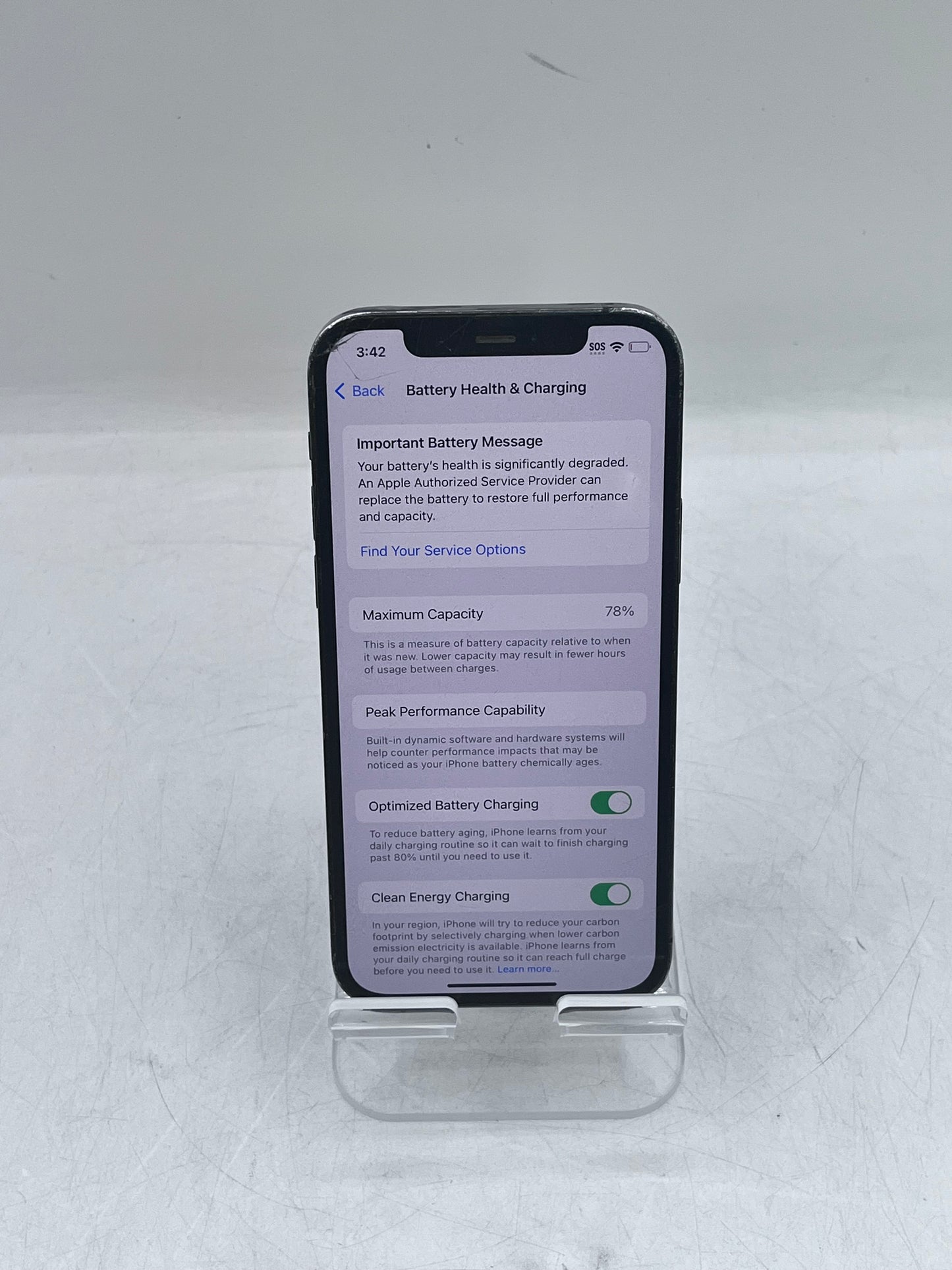 Unlocked Apple iPhone 12 Pro A2341 MGKG3LL/A 128GB 6GB - Space Gray