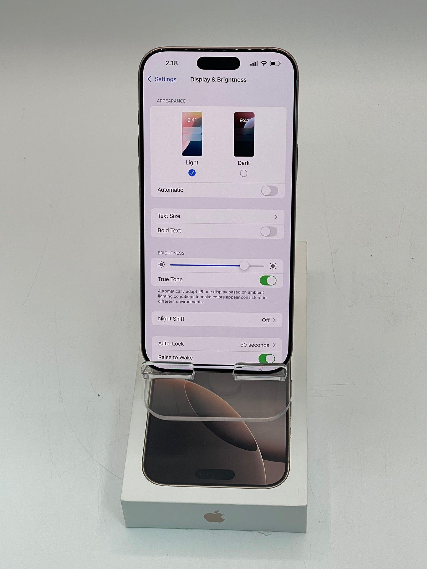 Unlocked Apple iPhone 16 Pro Max 256GB Dessert Titanium Clean IMEI 100% Battery with Original Box