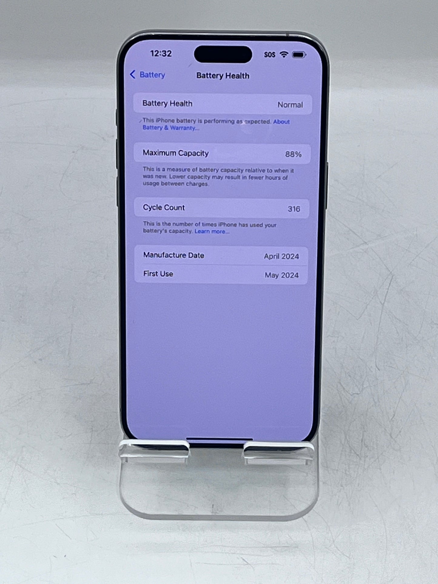 Apple iPhone 15 Pro Max 256GB AT&T Only - Blue Titanium - READ