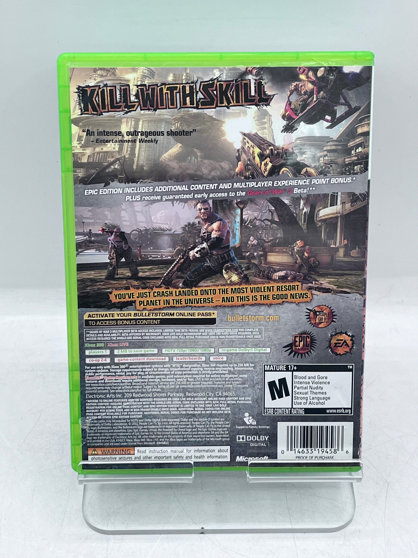 Bulletstorm - Xbox 360 Video Game - Free Shipping!