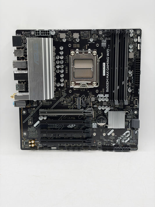 Asus B650EM Max Gaming WiFi AM5 mATX AMD DDR4 Motherboard Tested and Working