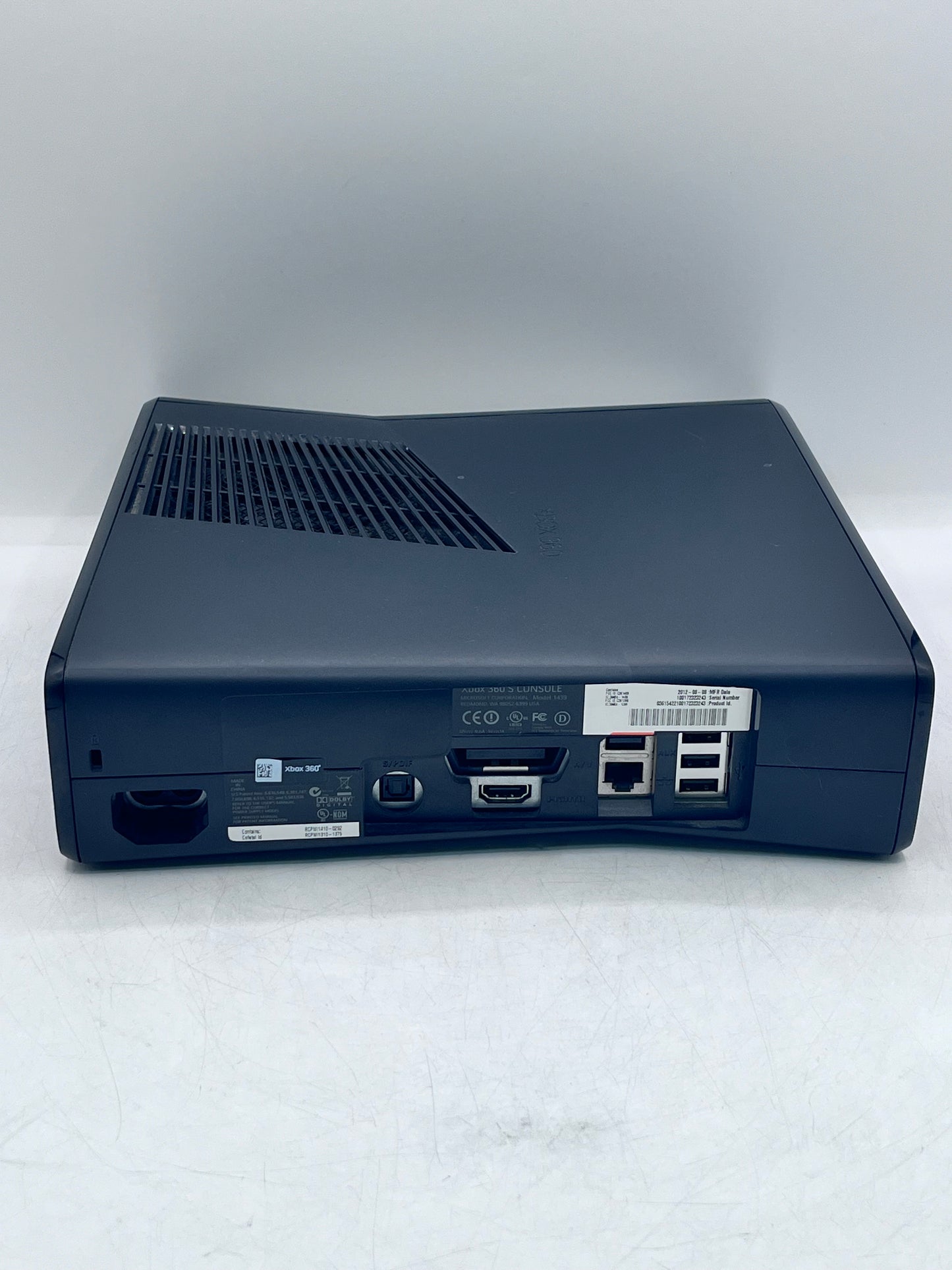Microsoft Xbox 360 S 1439 Video Game System - Black - Broken
