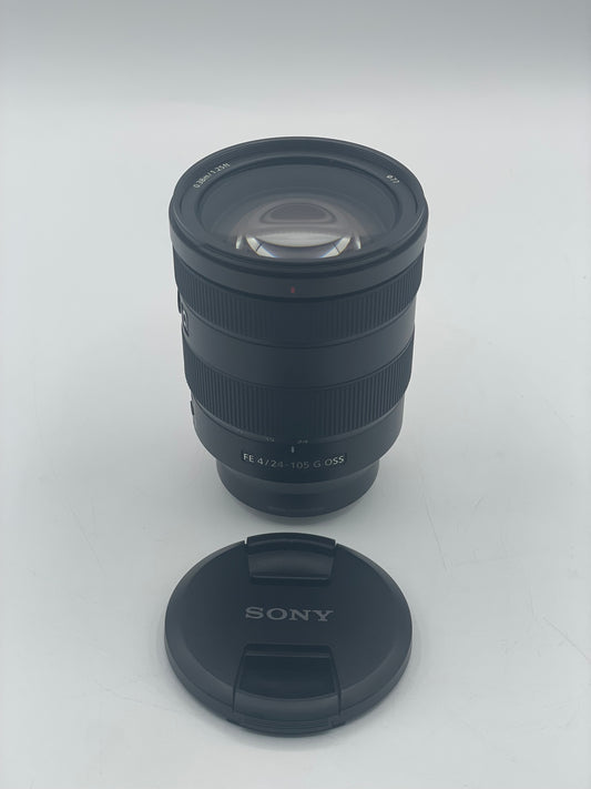 Sony FE 24-105mm F4 G OSS E-Mount Full-Frame Zoom Lens - Black