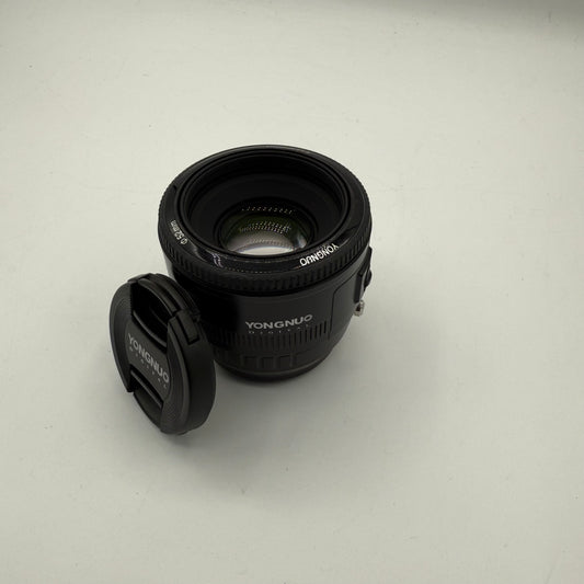Yongnuo 50mm Camera Lens Black Used Condition B