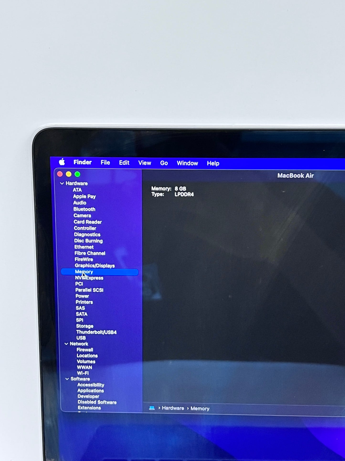 2020 Apple MacBook Air 13.3" M1 7C 8GB 256GB A2337 REMOTELY MANAGED