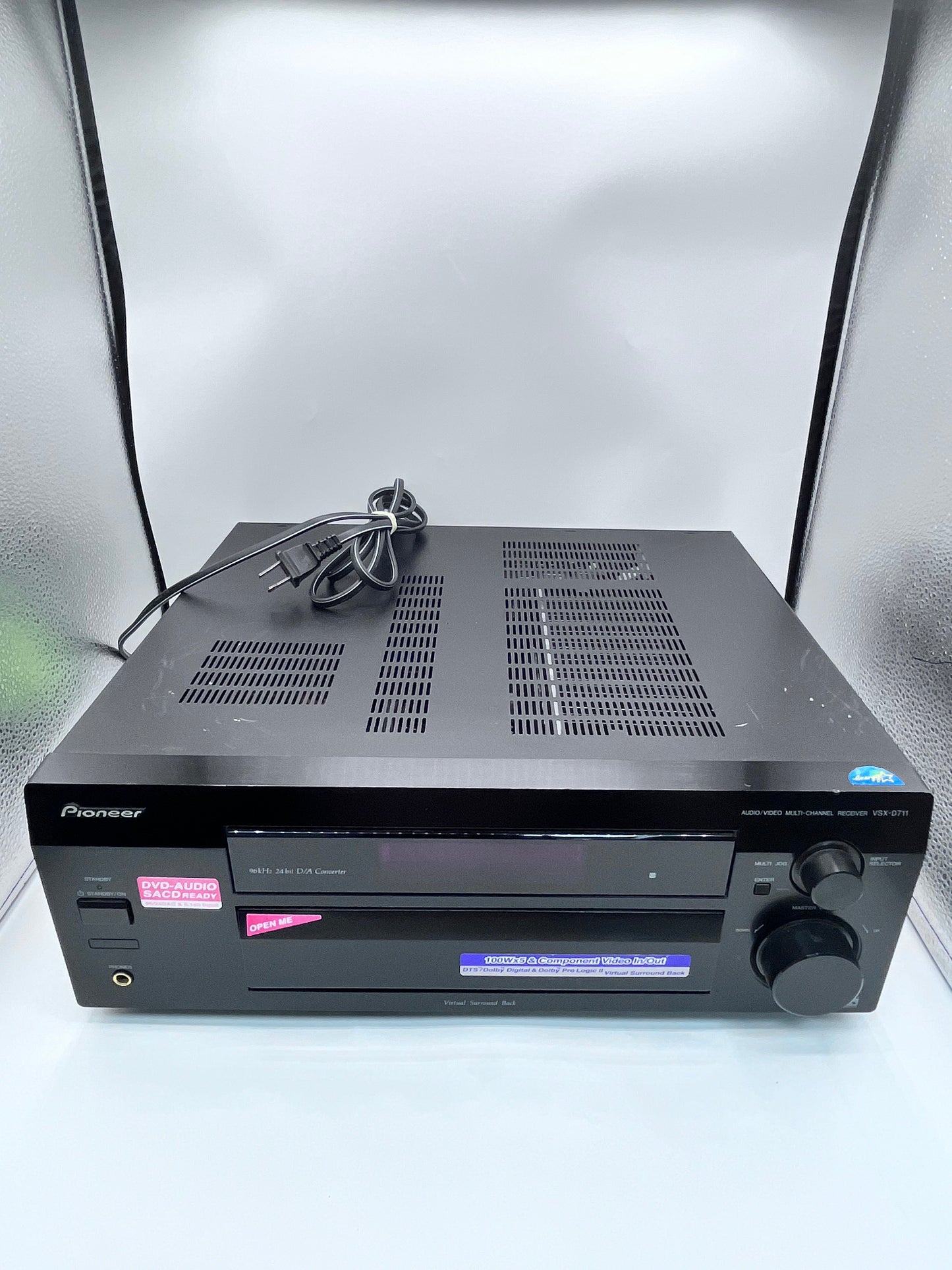 Pioneer VSX-D711 5.1 600W Dolby Digital Surround Receiver Black