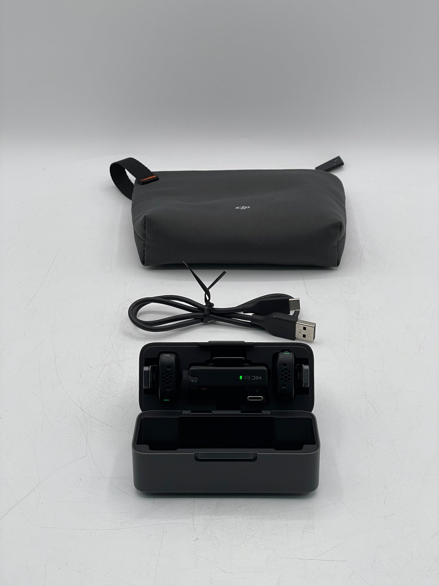 DJI Mic RX - 2TX, 1RX & Charging Case - 250m Range