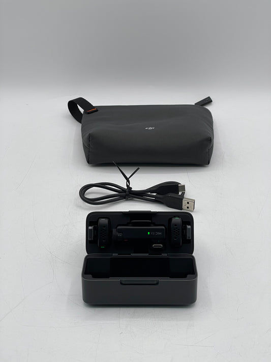 DJI Mic RX - 2TX, 1RX & Charging Case - 250m Range