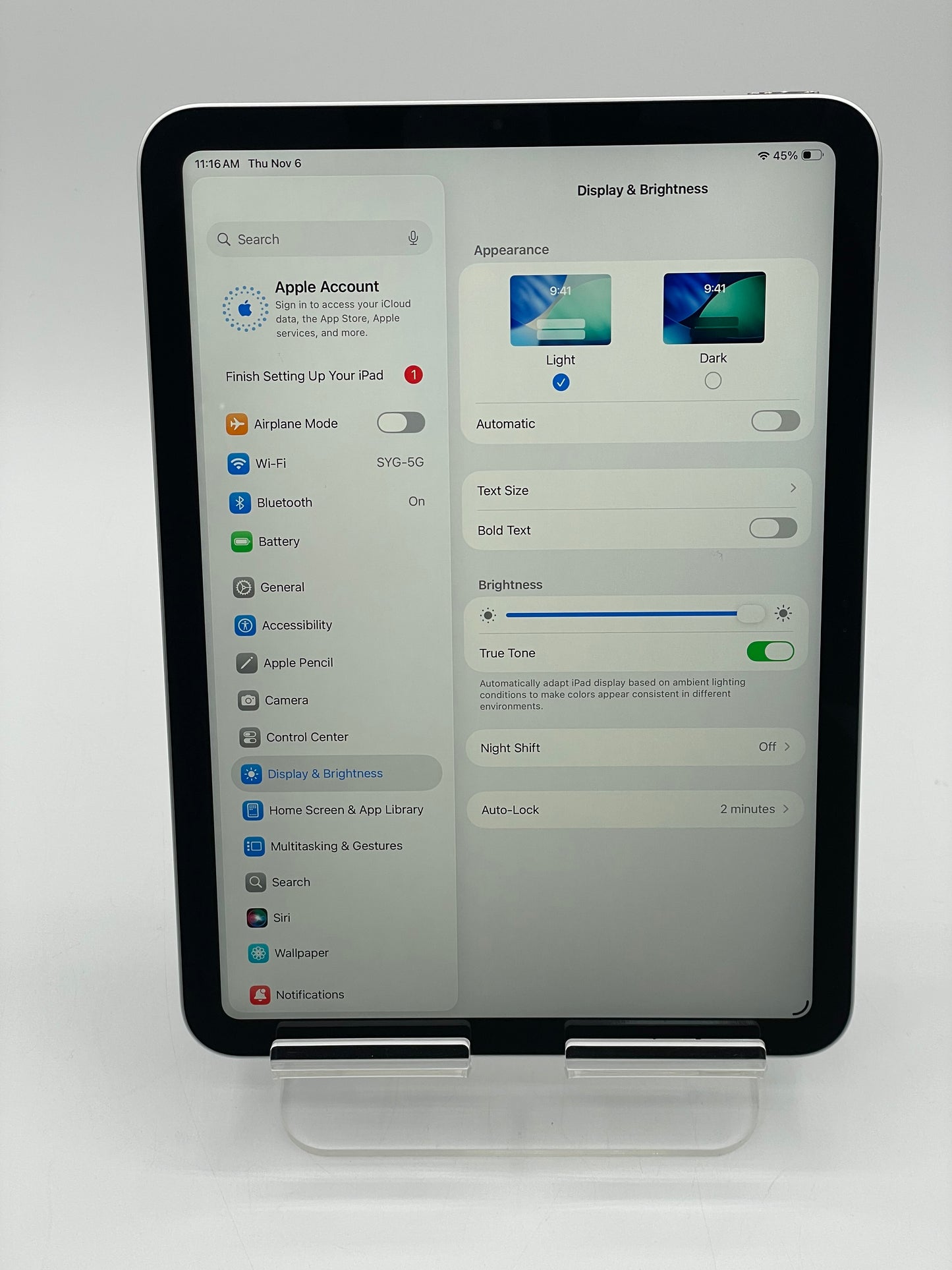 Wi-Fi Only Apple iPad 10th Gen 64GB A2696 MPQ03LL/A - Silver