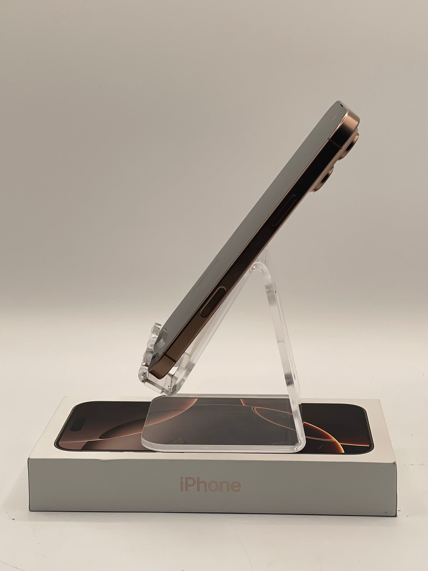 Unlocked Apple iPhone 16 Pro Max 256GB Dessert Titanium Clean IMEI 100% Battery with Original Box