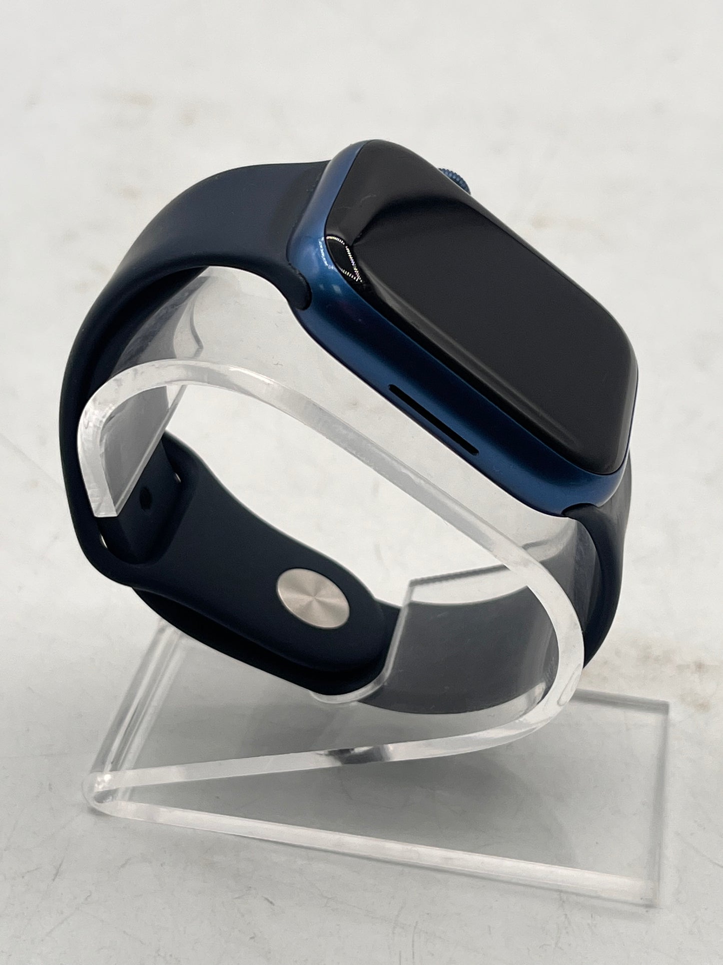 Apple Watch Series 7 Cellular A2477 45mm Midnight Aluminum GPS + Cellular - Blue