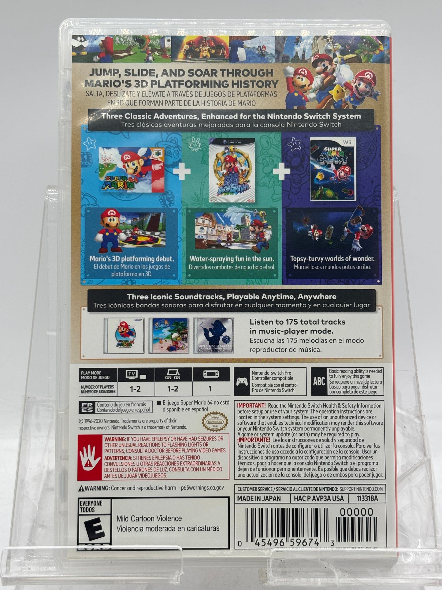 Super Mario 3D All-Stars Nintendo Switch Complete with Case