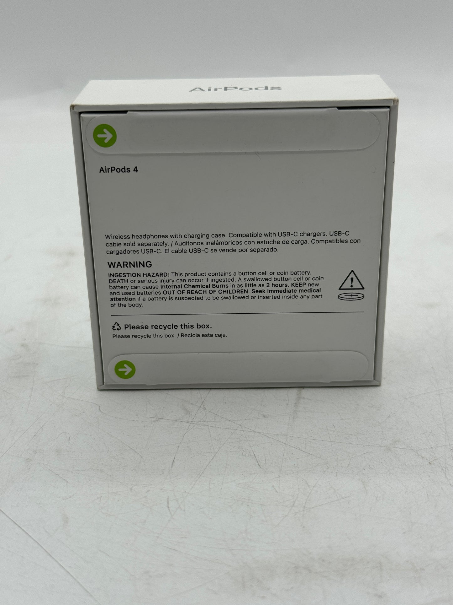 Apple AirPods (4th Gen) Complete Set A3058 A3050 A3053 - White - New In Box