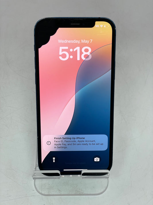 Unlocked Apple iPhone 12 64GB A2172 MGFP3LL/A - Blue READ